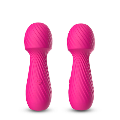 Mini Portabel AV Wand Vibrator USB Isi Ulang Orgasme Puting Klitoris Wanita
