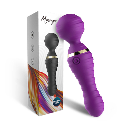 USB Rechargeable AV Wand Massager Getaran Stimulasi Seks Puting Listrik