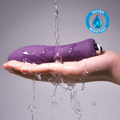 Baterai AAA Kontrol Satu Tombol Stimulasi Klitoris Vibrator Peluru yang Dapat Dilepas