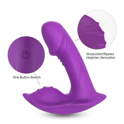 Remote Control Panty Wearable Silicone G Spot Vibrator, Dildo Vibrator Sex Toy