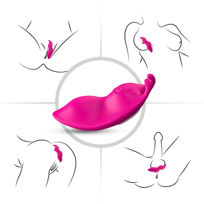 Klip Magnetik Tahan Air Personal Panties Vibrator Bunny Clitoris Stimulation