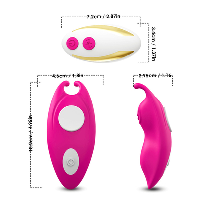 Klip Magnetik Tahan Air Personal Panties Vibrator Bunny Clitoris Stimulation
