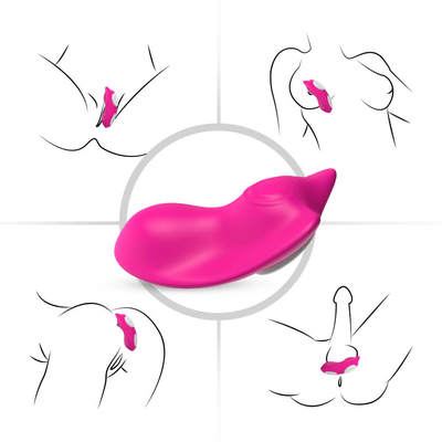 Magnetic Clitoris Panty Vibrator Remote Control 9 Kecepatan Tak Terlihat Dapat Dipakai