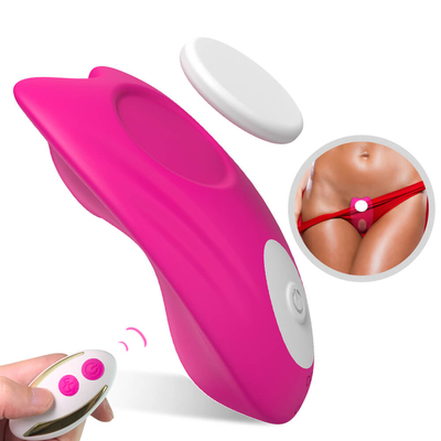 Magnetic Clitoris Panty Vibrator Remote Control 9 Kecepatan Tak Terlihat Dapat Dipakai