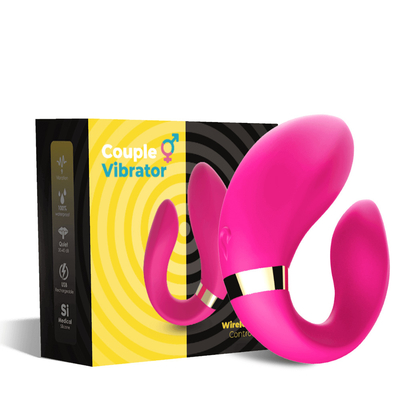Motor Ganda Getaran Foreplay Teasing Massager Getaran Jarak Jauh Mainan Pasangan Dewasa
