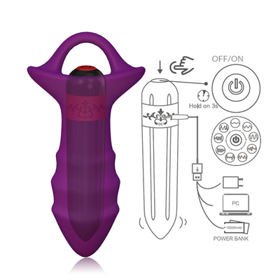 Pijat Prostat Mainan Seks Silikon Anal Plug Dengan Remote Control