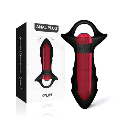 Pijat Prostat Mainan Seks Silikon Anal Plug Dengan Remote Control