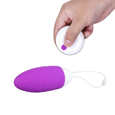 10 Kecepatan Remote Control Bergetar Telur Mainan Seks Vagina Vibrator Mainan 65 * 65 * 28mm