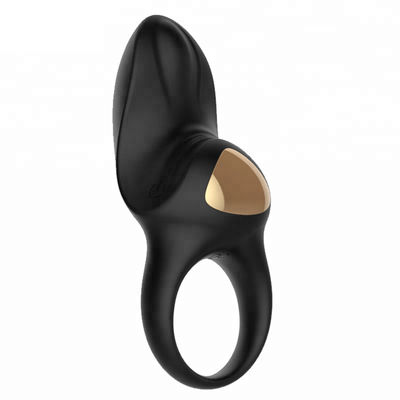 Silicone Terukir Cincin Ayam Bergetar Pasangan Mainan Seks Semua Raja Penakluk