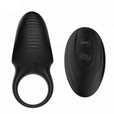 Cincin Penis Nirkabel Sex Toy 10 Kecepatan Remote Control Clit Vibrator