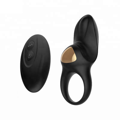 Cincin Penis Nirkabel Sex Toy 10 Kecepatan Remote Control Clit Vibrator