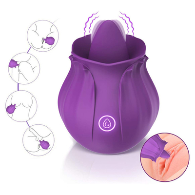 Bunga Lidah Menjilati Vibrator