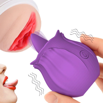 Bunga Lidah Menjilati Vibrator
