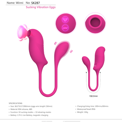 Wireless Sucking Vibrator Sex Toy