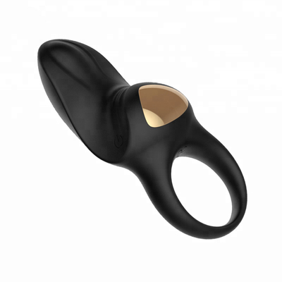 Silicone Terukir Cincin Ayam Bergetar Pasangan Mainan Seks Semua Raja Penakluk