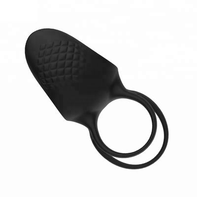 IPX6 90 Menit Pria Tertunda Ejakulasi Silicone Dual Penis Ring Sex Toy