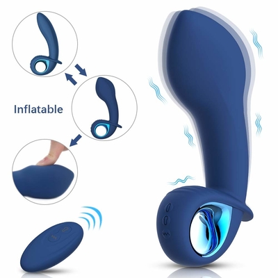 Remote Control Nirkabel Silicone Anal Plug Sex Toys Isi Ulang Butt Plug Bergetar