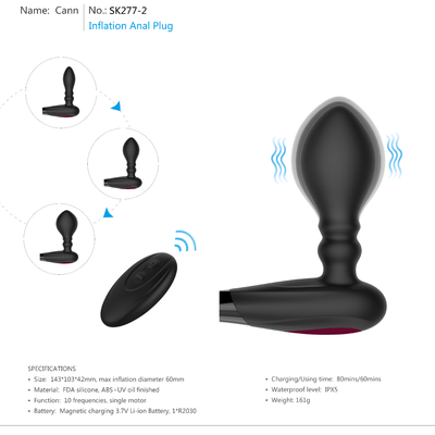 Pijat Sujud Listrik Untuk Pria Kuat Hand Free Vibrator Wireless Anal Plug