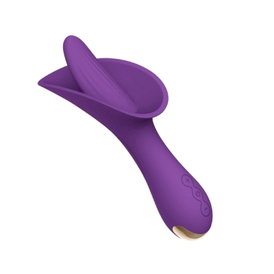 Clit Bullet Vibrator Lisan Stimulator Lidah Lembut Vibrator Dildo 166.5 * 73.6 * 56.5mm
