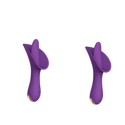 Pekerjaan pukulan Lisan Lidah Jilat Vibrator Pengisap Puting Klitoris Stimulator Vibrator