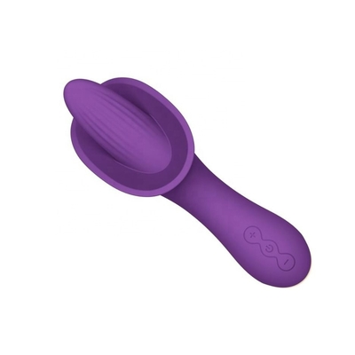 Sentuhan Nyata Merasa Lidah Menjilati Vibrator Isi Ulang T Massager OEM ODM