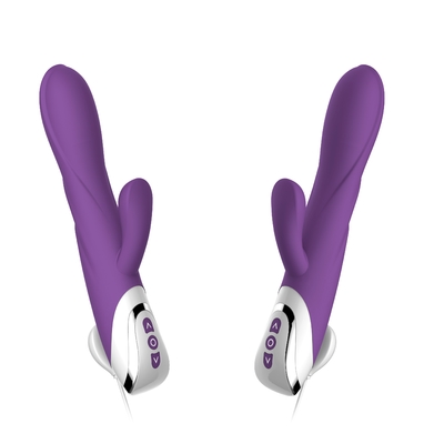 10 Frekuensi Kelinci Bahagia Vibrator Lidah Menjilati Vibrator Klitoris Stimulator