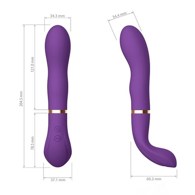 90 Menit Wanita Mini G Spot Vibrator Sex Toy Small Quiet Wand Vibrator