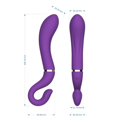 IPX6 10 Frekuensi Buatan Vagina Vibrator Sex Toy Untuk Wanita 206.2 * 60.9 * 35.4mm