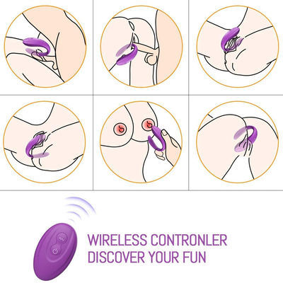 Isi ulang Klitoris Anal Sex Toy Dula Motor Waterproof G Spot Vibrator