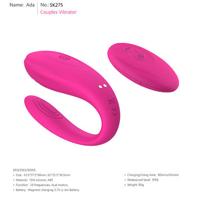 Isi ulang Klitoris Anal Sex Toy Dula Motor Waterproof G Spot Vibrator
