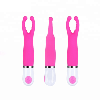 Grosir vibrator pemula silikon kelinci mainan wanita