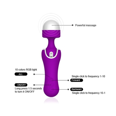 180mm Kuat Pria Wanita Tongkat Pribadi Vibrator Realistis G Spot Vibrator Sex Toy