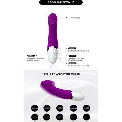 Pussy G Spot Dildo Wanita Tahan Air Nirkabel G Spot Vibrator Sex Toy