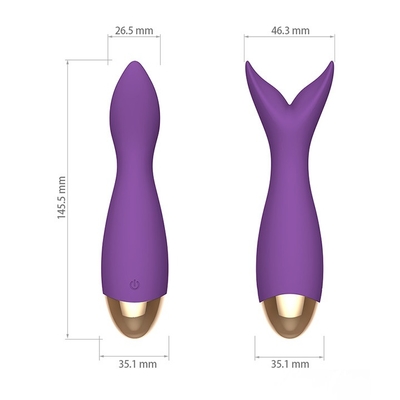 ODM USB Isi Ulang Clit Vibrator Y Berbentuk Vibrator Electric Wand Massager