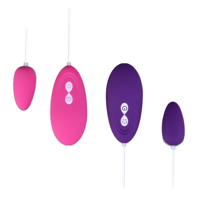 Isi ulang Vibrator Peluru Mainan Seks Remote Control Nirkabel Silikon Cinta Telur