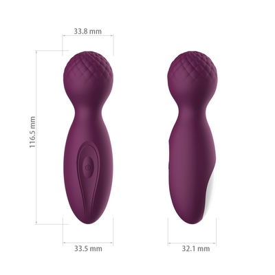 FDA Silicone Red 4 Inch Dildo Body Wand Massager Pink Cordless Back Massager IPX6