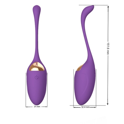 Wanita Silicone Pussy Vibrator Cinta Telur Anal USB Isi Ulang Remote Control Nirkabel