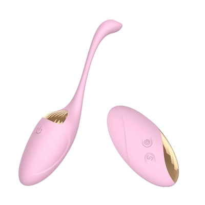 Vibrator Masturbasi Wanita Bergetar Telur Mainan Seks Peluru Isi Ulang Dengan Remote