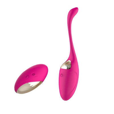 Vibrator Masturbasi Wanita Bergetar Telur Mainan Seks Peluru Isi Ulang Dengan Remote