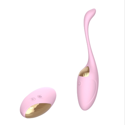 Vibrator Masturbasi Wanita Bergetar Telur Mainan Seks Peluru Isi Ulang Dengan Remote