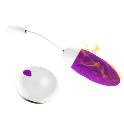Keselamatan Kesehatan Telur Bergetar Mainan Seks Vibrator Telur Ungu Nyaman 87 * 33 * 33mm