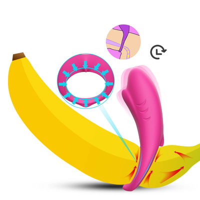 Fleksibel 3.7V Vibrator Cock Ring IPX7 Penis Vibrator Menunda Ejakulasi Untuk Pria