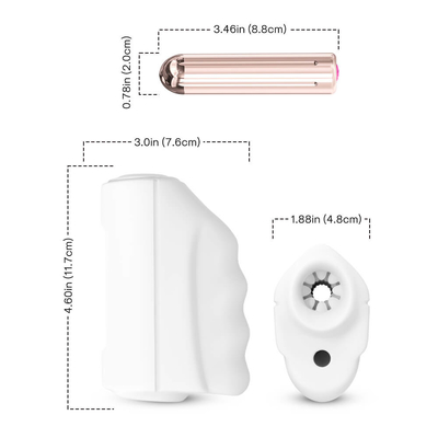 Stroke Penis Latihan Pria Masterbator Cup Buatan Tangan Dengan Peluru Magnetik Di Dalam