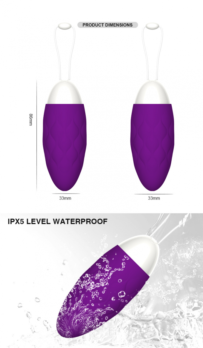 Gadis Pemula Mini Egg Vibrator Vaginal Egg Nipple Stimulasi Untuk Pria 3